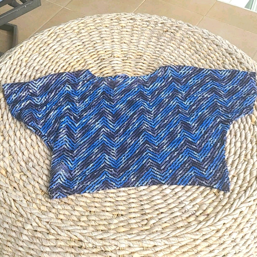 Sequin Bebe Top - image 5